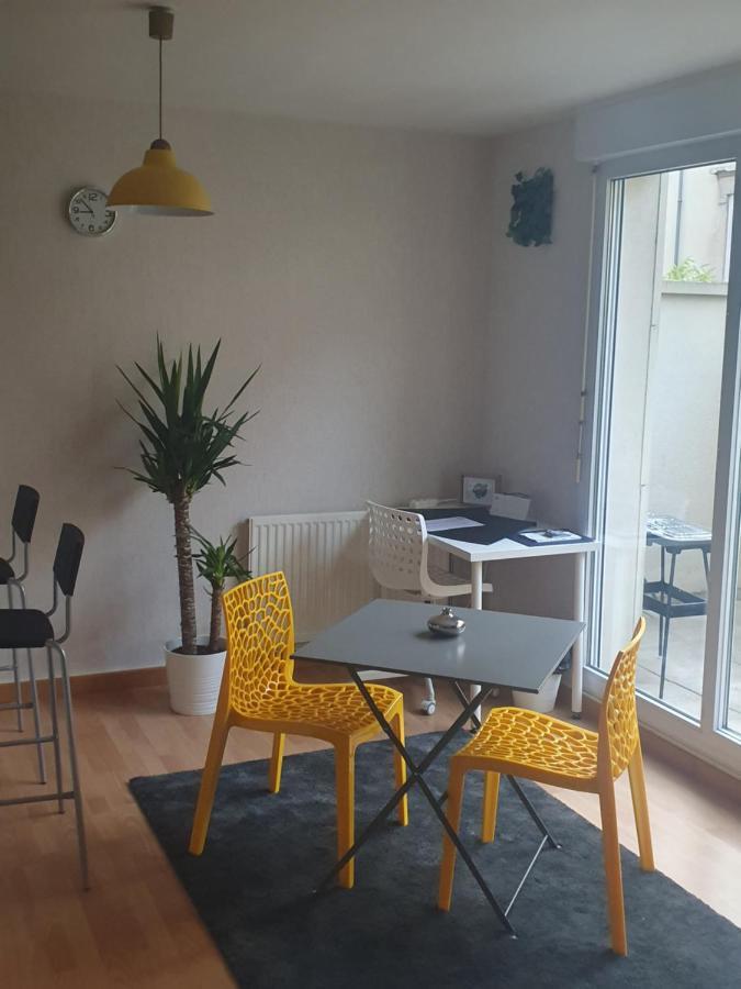 Terrasse Reims Centre Perseval Lejlighed Eksteriør billede